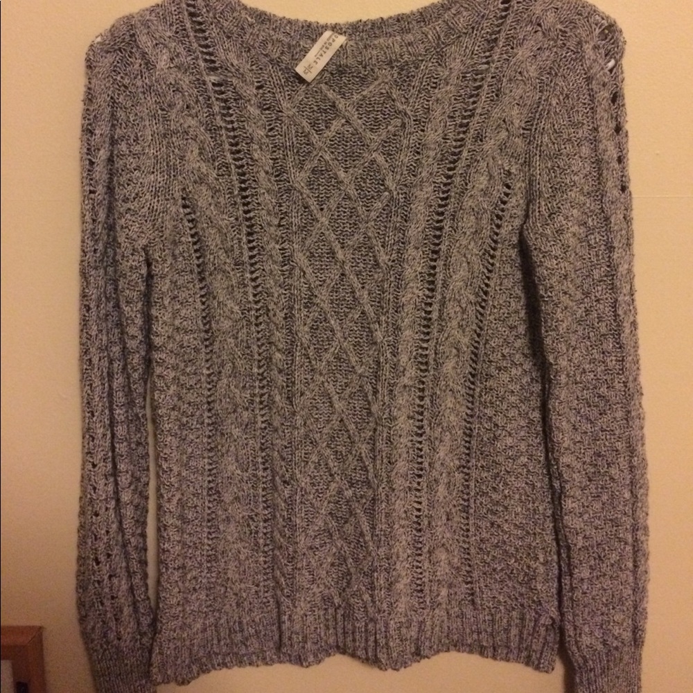 Gray sweater